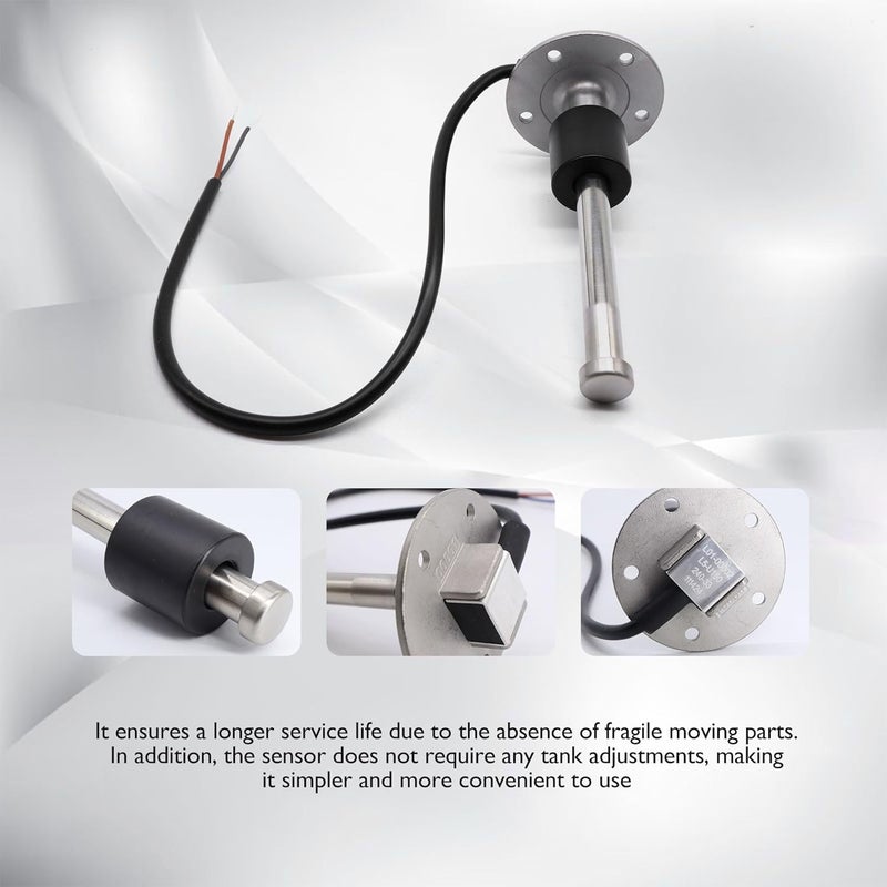 OXCANO Marine Fuel Sending Unit 240-33ohms 6" (150mm) for Boat Fuel Tank Sender Stainless Steel Fuel Lever Sending Units Water Fuel Gauge Sender for Car Truck Vehicle - Image 5